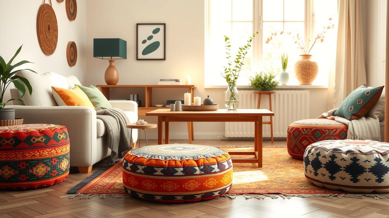 Review of the Best Kilim Poufs for Style and Comfort
