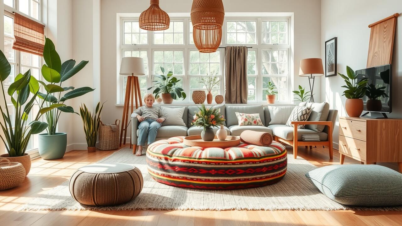 Round-Up of the Top Sustainable Brands for Kilim Poufs